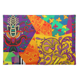 Indian Turkish Festive Patchwork Mandala Cloth Placemat