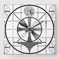 Indian TV Test Pattern Clock