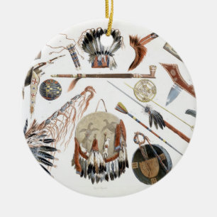 Indian Utensils and Arms, plate 48 from Volume 2 o Ceramic Ornament