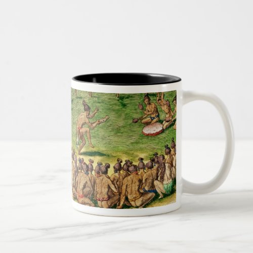 Indian Victory Ceremony from Brevis Two_Tone Coffee Mug