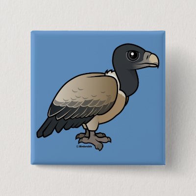 Indian Vulture Pinback Button