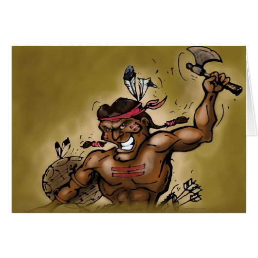 Indian Warrior Cards (Front Horizontal)