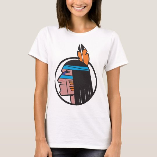 Indian Warrior Head T-Shirt