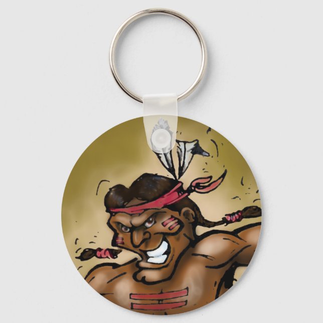 Indian Warrior Keychain (Front)
