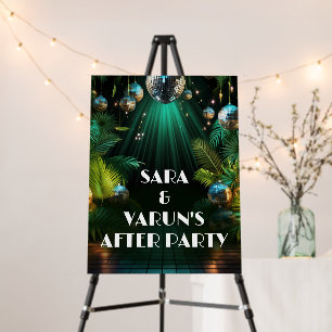 Indian Wedding After Party signs Cocktail Welcome