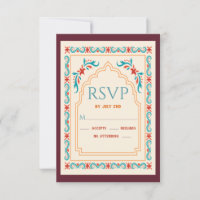 Indian Wedding Bridal RSVP