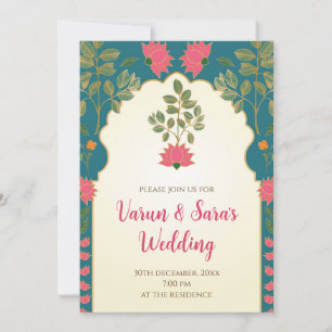 Indian wedding card Digital Hindu invitations