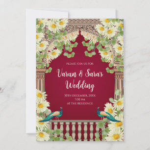 Indian wedding card Digital Hindu invitations