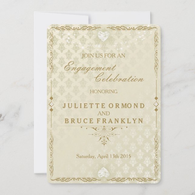 Indian Wedding III - Engagement Card (Front)