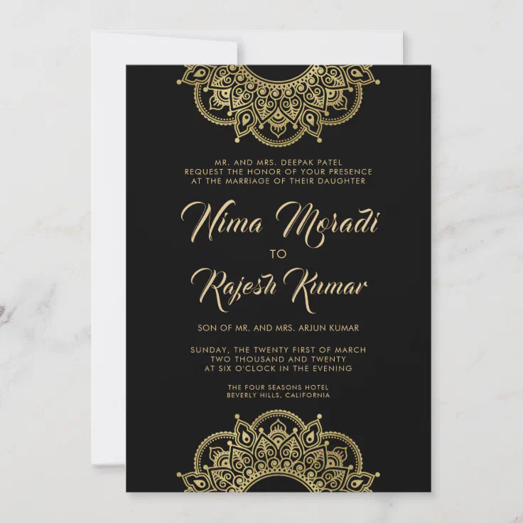 south asian wedding cards