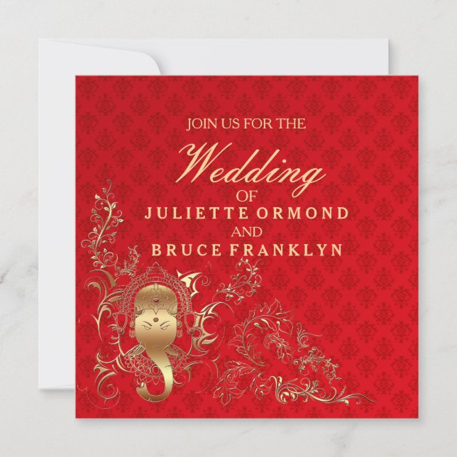 Indian Wedding - Invitation Card (Front)