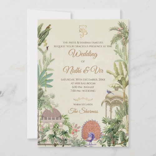 Indian wedding invitation Digital Hindu Wedding