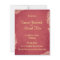 Indian Wedding Invitation, Hindu, Mehndi red, gold