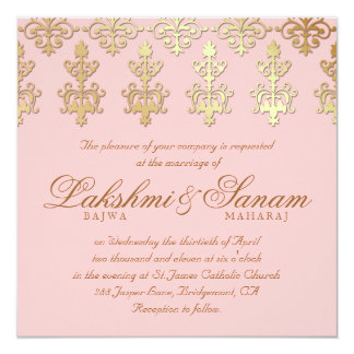 Indian Wedding Invitations & Announcements | Zazzle