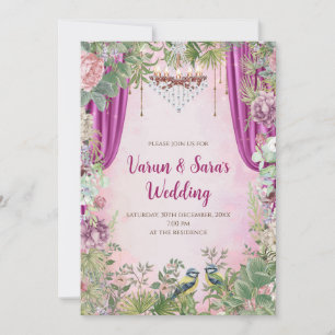 Indian wedding invite Digital Hindu invitation