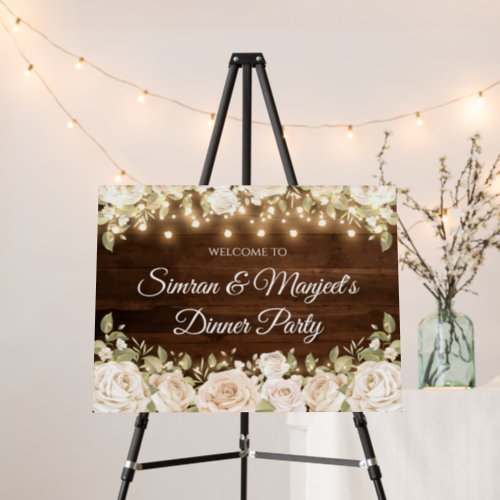 Indian wedding party board  Indian Party sign