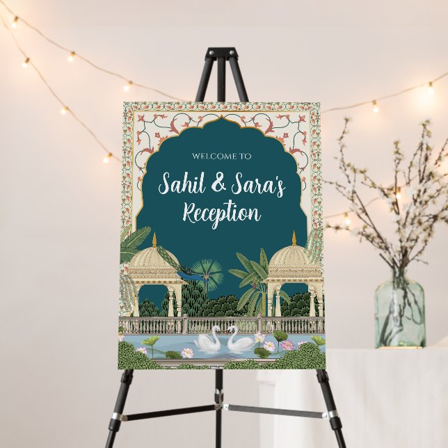 Indian Wedding Reception signs Wedding Reception (In Situ (Stand))