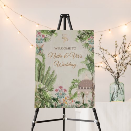 Indian Wedding signs as Hindu Welcome signs
