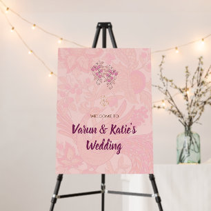 Indian Wedding signs as Phera welcome signs