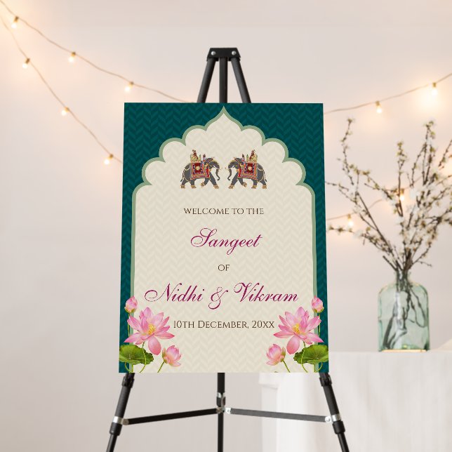 Indian wedding signs & Indian elephant signs (In Situ (Stand))
