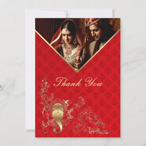 Indian Wedding _ Thank You Card