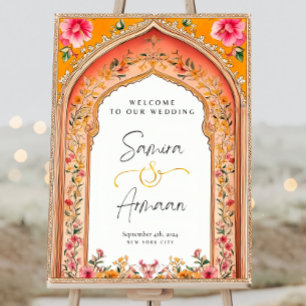 Indian Wedding Welcome Sign, Haldi Sign, Sangeet,  Foam Board