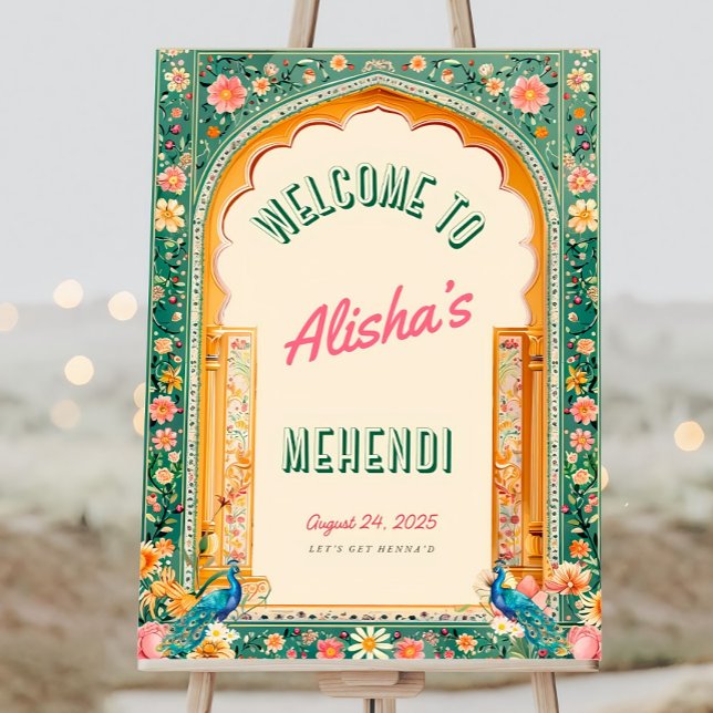 Indian Wedding Welcome Sign, Haldi Wedding Decor,  Foam Board (Creator Uploaded)