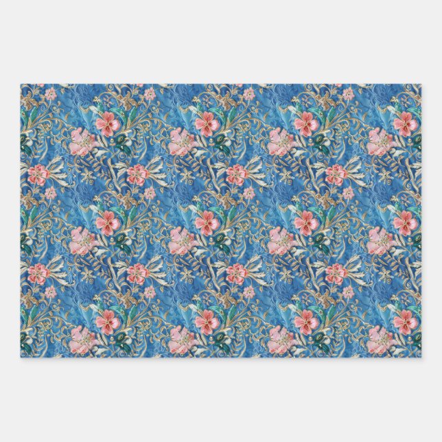 Indian Wedding Wrapping Paper Sheets (Front)