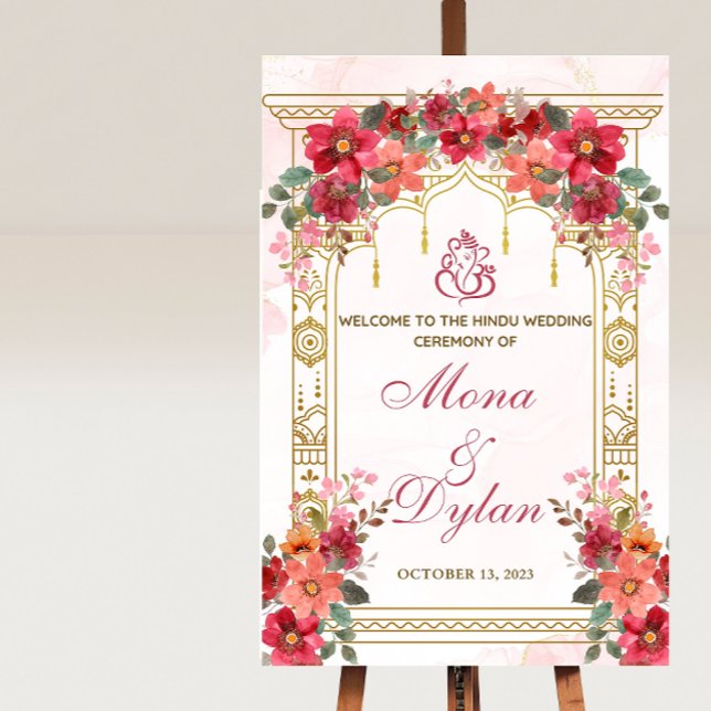 Indian Welcome Sign, Desi Welcome Sign, Wedding Foam Board (Creator Uploaded)