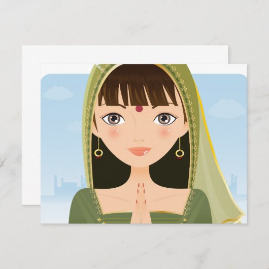 Indian woman (Front/Back)