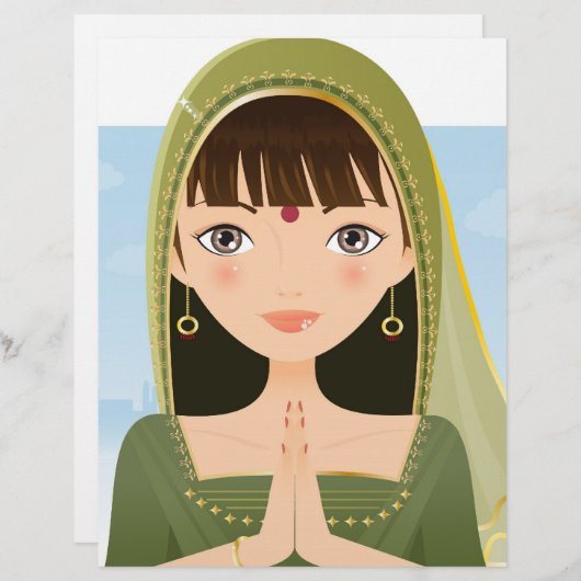 Indian woman (Front/Back)