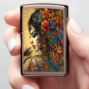 Indian Woman Bold Beauty Zippo Lighter