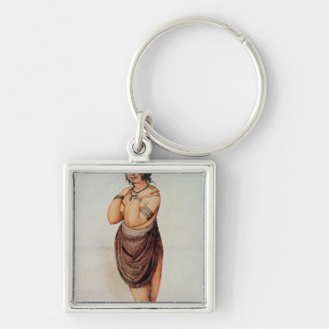 Indian Woman Keychain (Front)