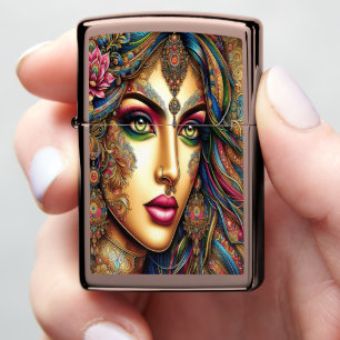 Indian Woman Royal Elegance Zippo Lighter