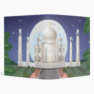Indian world icon logo travel poster 3 ring binder