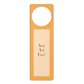 Indian Yellow Decor Background ready to customize Door Hanger