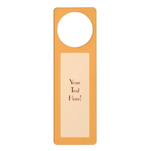 Indian Yellow Decor Background ready to customize Door Hanger