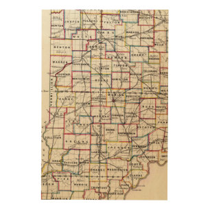 Indiana 2 wood wall decor