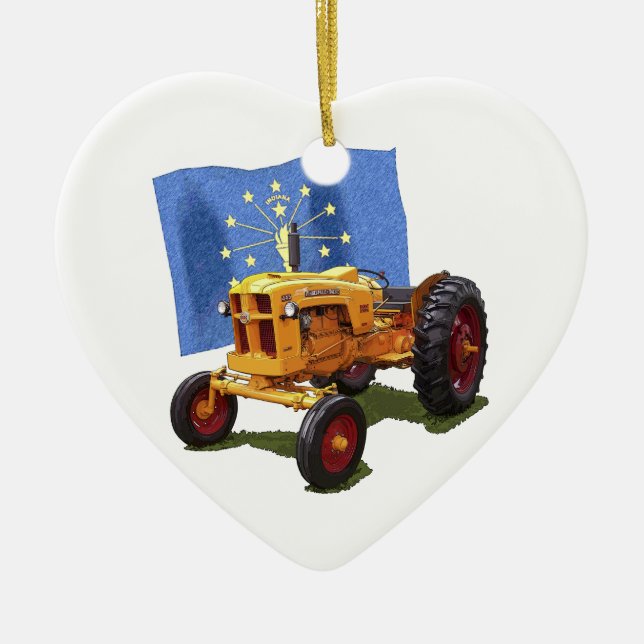 Indiana 445 ceramic ornament (Front)