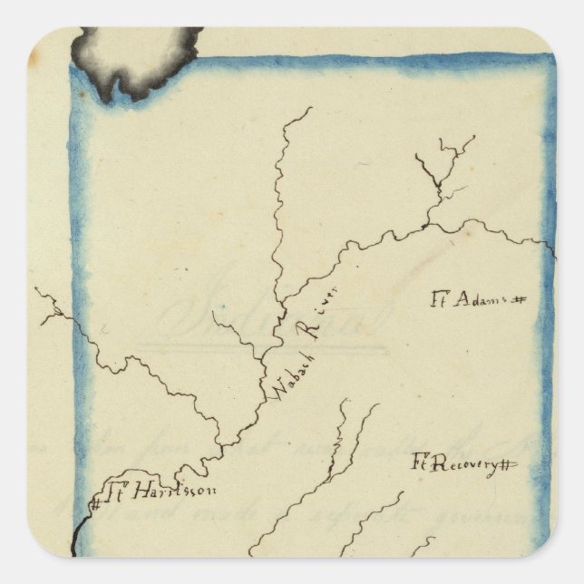 Indiana 4 square sticker (Front)