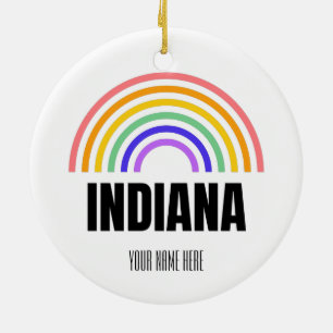 Indiana - Athletics - College - Purdue University Ceramic Ornament