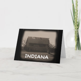 Indiana Barn Card