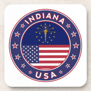 Indiana Beverage Coaster