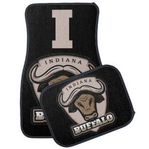 Indiana Buffalo Logo Floor Mat