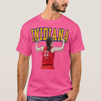 Indiana Caitlin Clark 22 Women'S Basketball Cartoo T-Shirt