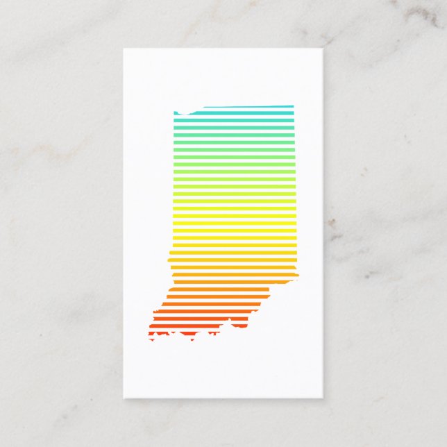 indiana chill fade business card (Front)