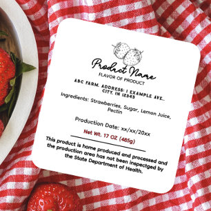 Indiana cottage food law labels