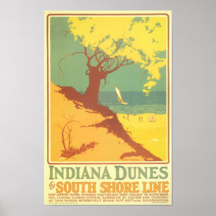 Indiana Dunes Beach Poster