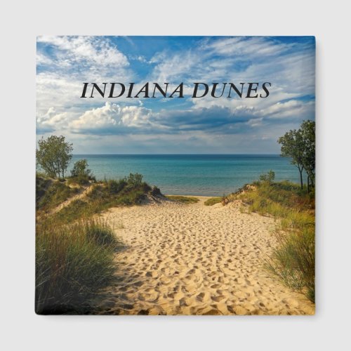 Indiana Dunes Lake Michigan Magnet