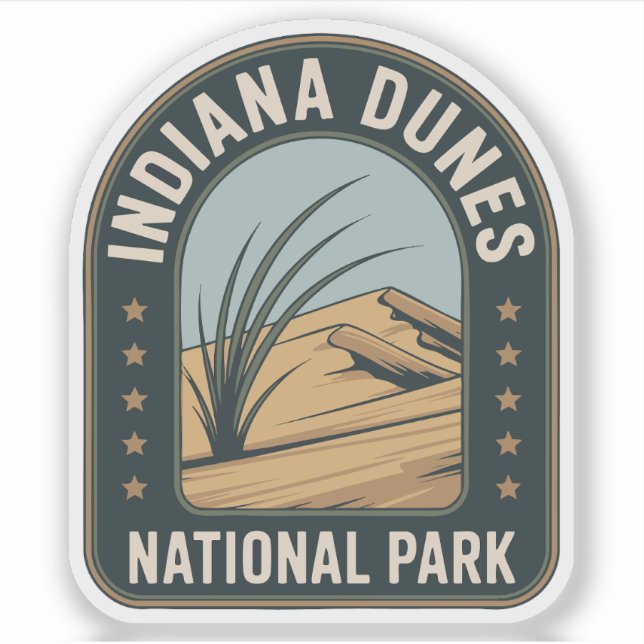 Indiana Dunes National Park Adventure Sticker (Front)